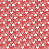 VALENTINE'S HEARTS pat. 2 / red (VALENTINE'S MIX)