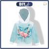KINDER HOODIE - FLAMINGOS Ms. 2 / weiß - Sommersweat (98/104)