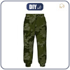 KINDER JOGGINGHOSE (ROBIN) - CAMOUFLAGE / STREIFEN - Nähset (122/128)