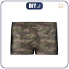 Jungen Badehose - CAMOUFLAGE - Kritzelei / braun - Nähset