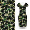 SCHWARZE ROSEN - Kleid-Panel krepp