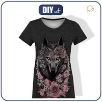 DAMEN T-SHIRT - FANTASY WOLF - Nähset XXXL
