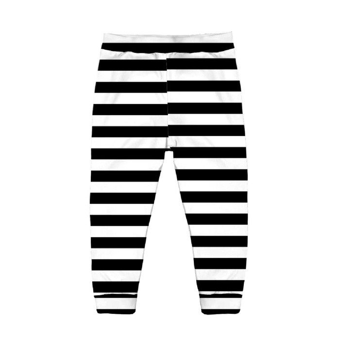 CHILDREN'S PAJAMAS " MIKI" - PRISON BELTS - Elastic cotton knit fabric (86/92)