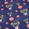 KOALA AND BUBBLES / ACID WASH PAT. 3 DARK BLUE - single jersey 