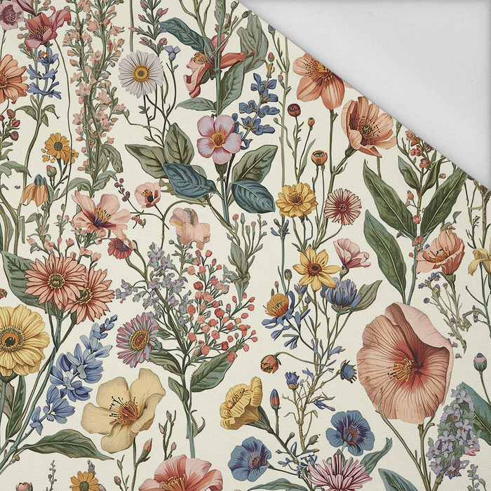 PASTEL FLOWERS WZ. 34 - quick-drying woven fabric