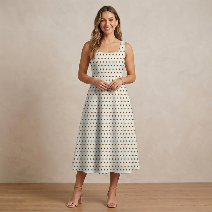 POLKA DOTS WZ. 7 - quick-drying woven fabric