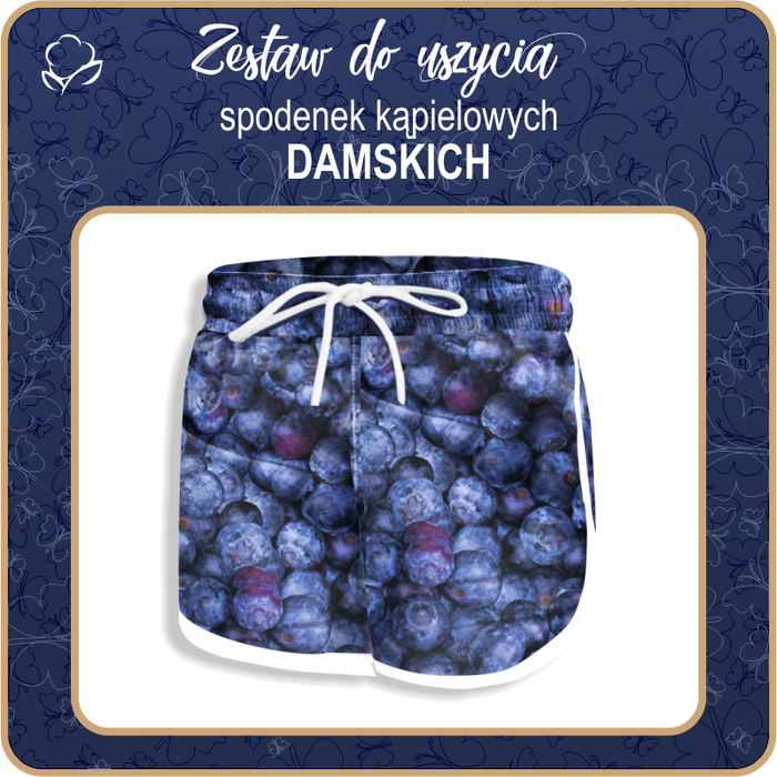 Women’s boardshorts - BLUEBERRIES M