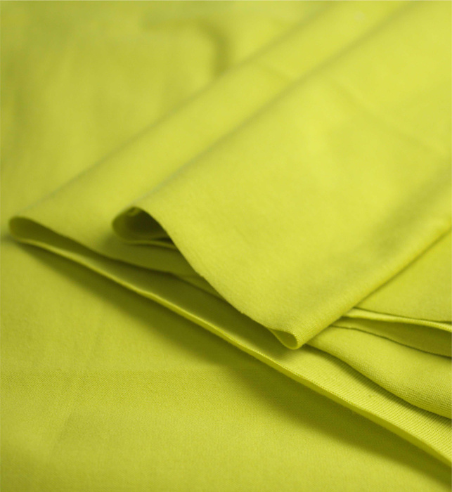 D-109 LIMONKOWY - dzianina t-shirt z elastanem TE210