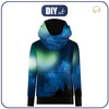 BLUZA Z KAPTUREM UNISEX (HYDRA) - NIGHT SKY - zestaw do uszycia S