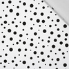 BLACK DOTS - tkanina bawełniana