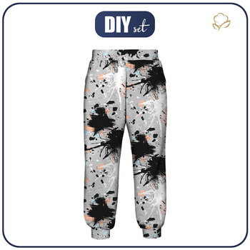 JOGGERY DZIECIĘCE (ROBIN) - SPLASH WZ. 4 - zestaw do uszycia (158/164)