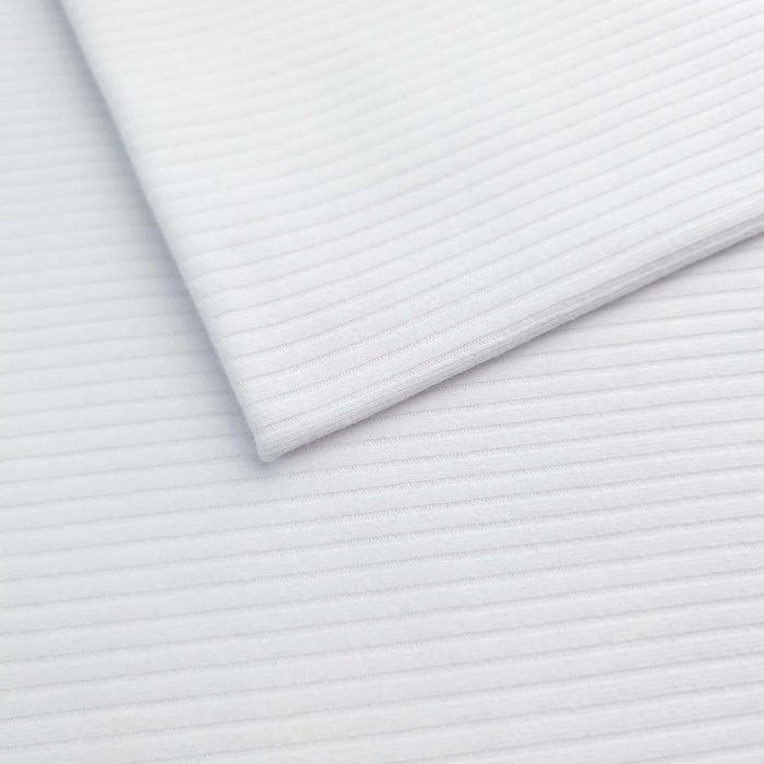 Ribbed Knit HARMONIA 4x2 - WHITE  (D-01)