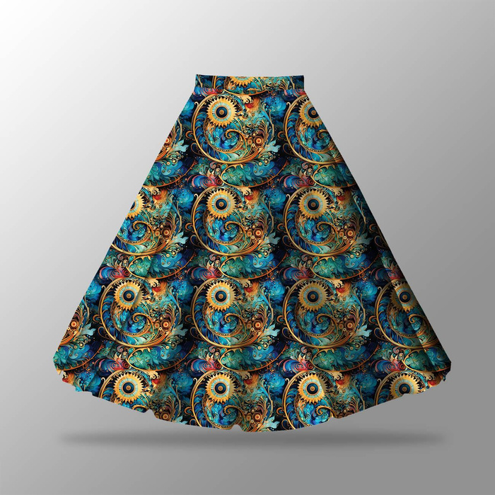 ABSTRACTION wz.18 - looped knit fabric