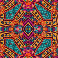 BAREVNÁ MANDALA vz. 1 - Krep