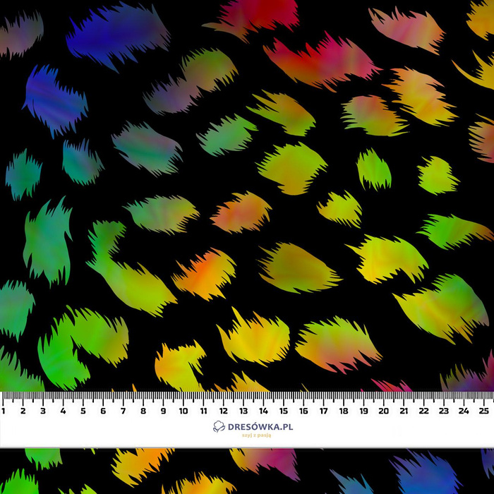 ANIMAL SKIN wz.17 - dzianina drapana z elastanem ITY