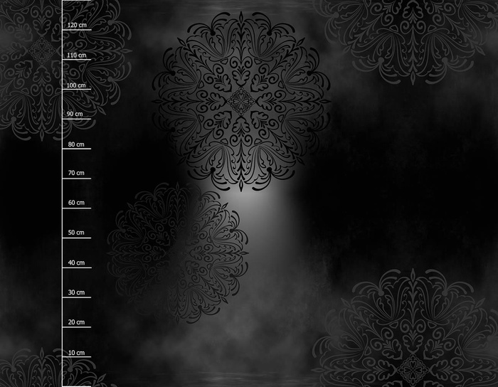 MISTY MANDALA- Single Jersey mit Elastan ITY