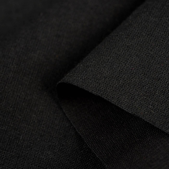 CZARNY - tkanina bawełniana