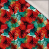 FLOWERS WZ. 75 - brushed knitwear with elastane ITY