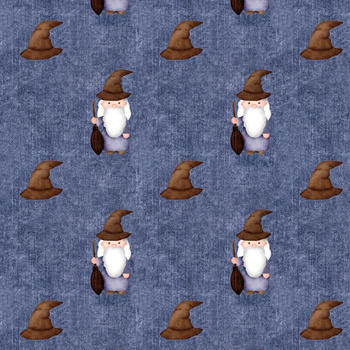 WIZARDS / hats (MAGIC SCHOOL) / ACID WASH DARK BLUE