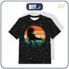 KINDER T-SHIRT - TYRANNOSAURUS / schwarz - Single Jersey ITY (116/122)