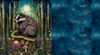 BOHO BADGER - Paneel (60cm x 50cm) Wasserabweisende Webware