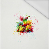 TUTTI FRUTTI MIX WZ. 2 - panel (60cm x 50cm) Waterproof woven fabric