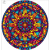 COLORFUL MANDALA PAT.2 -  big circle skirt panel 