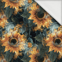 Sunflowers wz. 1 - dzianina pętelkowa z elastanem ITY