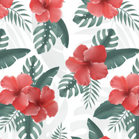 HIBISKUS Ms. 2 / rot - Viskose Jersey