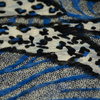 SPOTS / blue - crushed chiffon