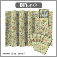 NAPKINS AND RUNNER - CHRISTMAS DECORATION (CHRISTMAS SEASON) - sewing set
