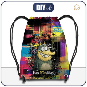 TURNBEUTEL - WOLF HUNTER - Nähset