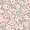 PASTEL FLOWERS PAT 2 - Slub Weave 