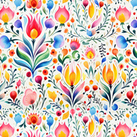 Folk Art wz.14 - looped knit fabric