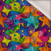 NEON STARS WZ.1 - teplákovina počesaná s elastanem ITY
