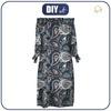 KLEID "CARMEN" - Paisley Mst. 6 - Krepp XXL