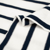 STRIPES DARK BLUE / WHITE 0,5cm x 2,0cm - Viscose jersey