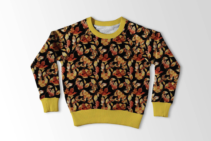 ROWAN AND ACORNS (COLORFUL AUTUMN)