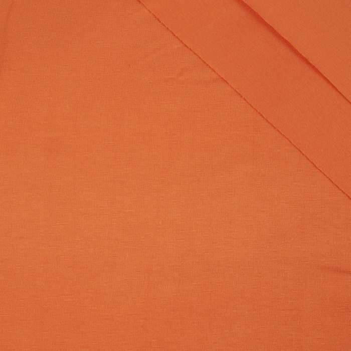 Viskózový úplet single jersey 210g - Oranžová (WD-07)