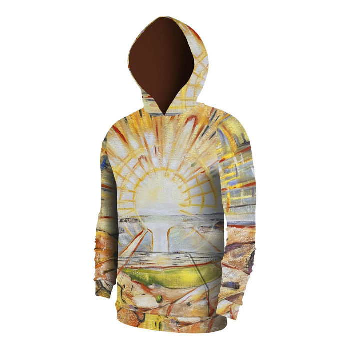 MEN’S HOODIE (COLORADO) - SUN (Edvard Munch) - sewing set XXXL