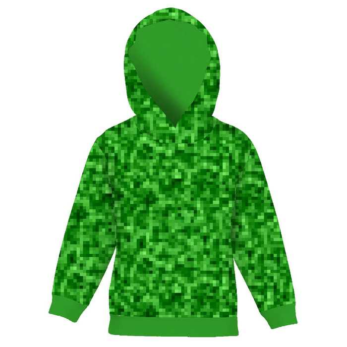 KINDER HOODIE - PIXEL MS.2 / grün - Sommersweat (122/128)