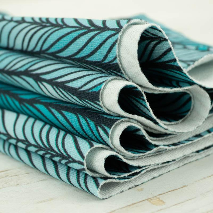 BRAID / sea blue - looped knit 