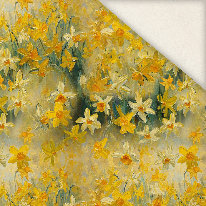 FLOWERS MEADOW WZ. 5 - Linen 100%