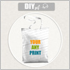 SHOPPER BAG - WITH CUSTOM PRINT - Cotton woven fabric - sewing set