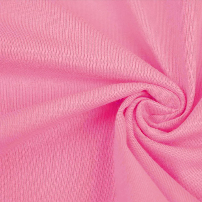 2-PACK - BASIC T-SHIRT DZIECIĘCY - RÓŻOWY (PINK) - zestaw do uszycia (104/110)