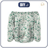 Bardot neckline blouse SOFIA - EUCALYPTUS - sewing set XL