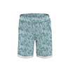 KID`S SHORTS (RIO) - TURTLES AND JELLYFISH (BLUE PLANET) - looped knit fabric (146/152)