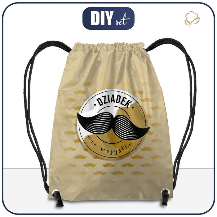 GYM BAG - DZIADEK WIE WSZYSTKO / mustache