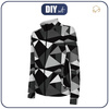 "MAX" CHILDREN'S TRAINING JACKET - ICE PAT. 2 / black - white - Functional fabric (110/116)