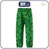 CHILDREN'S SOFTSHELL TROUSERS (YETI) - PIXELS pat. 2 / green (146/152)